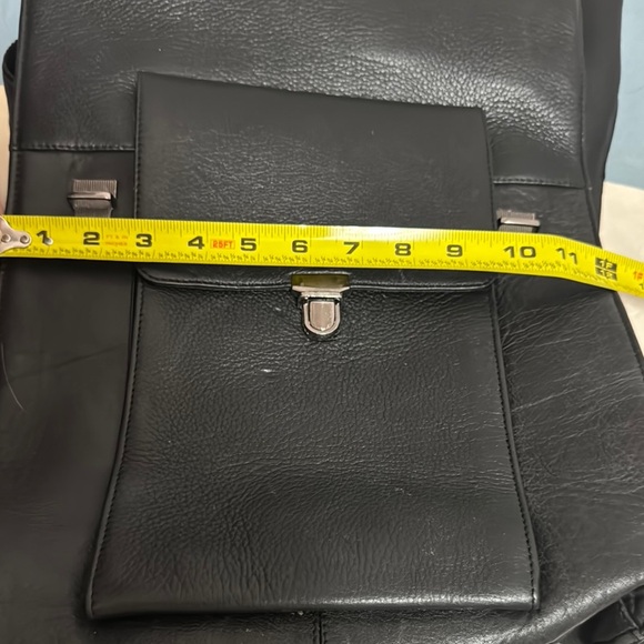 Black Leather Men's Bag - Picture 2 of 16